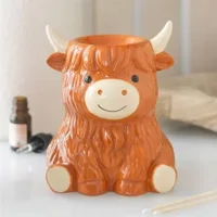 Highland Cow Oil Burner and Wax W..