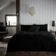 black Hug And Snug Duvet Set