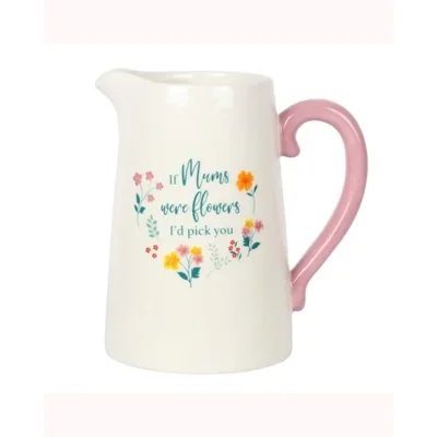 17cm If Mums Were Flowers Ceramic Flower Jug