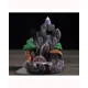 Mountain Tower Trees Resin Waterfall Backflow In..