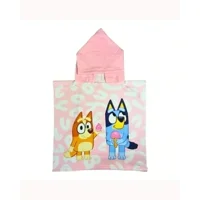 Bluey Kids Hooded Towel Poncho