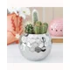 Silver Disco Ball Vase