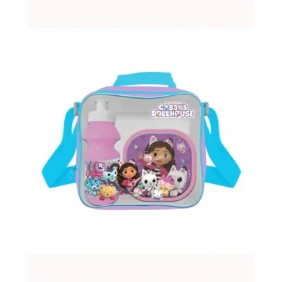 Gabbys Doll House 3 Piece Lunch Bag Set