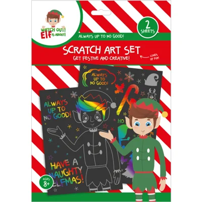 Elf Scratch Art Set