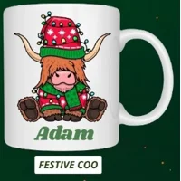 Festive Coo Personalised Christma..