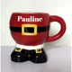 Festive Santa Belly Mug