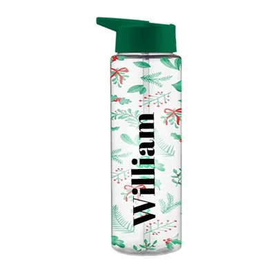 Festive Water Bottle - Green