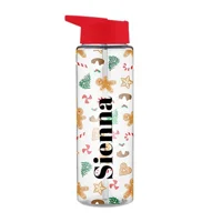 Festive Water Bottle - Red