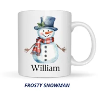 frosty snowman Personalised Chris..