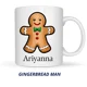 gingerbread man Personalised Christmas Mug