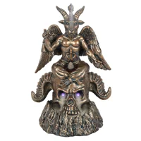 Gold Baphomet LED Backflow Incens..