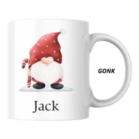 Gonk Personalised Christmas Mug