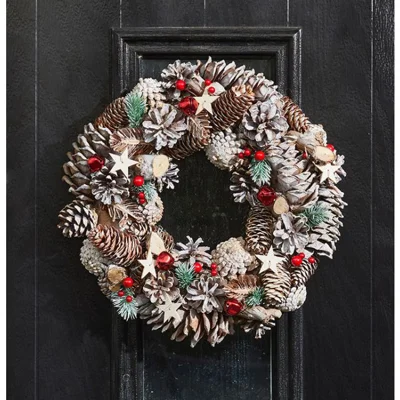 Handcrafted Wreath - Frost 36cm
