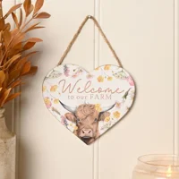 Heart Shaped Plaque - Welcome to ..