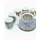 Herbal Teapot Set - Blue Pattern