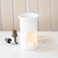 Ribbed Column Oil Burner