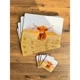 Highland Cow Coasters 4pk