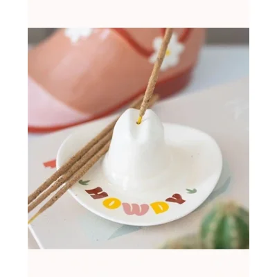 Howdy Cowboy Hat Incense Stick Holder