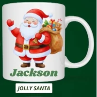 Jolly Santa Personalised Christma..
