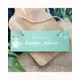 Light Green This is Our Happy Place Hanging Sign