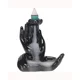 Lotus Double Buddha Hand Waterfall Ceramic Backf..