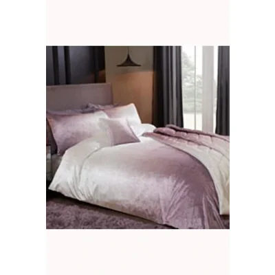 Luxury Ombre Velvet Duvet Set Pink