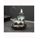 Mountain Moon Bamboo Lotus Ceramic Waterfall Bac..