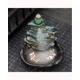 Mountain Moon Bamboo Lotus Ceramic Waterfall Bac..