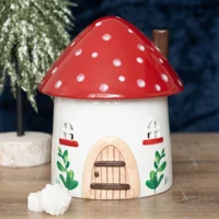 Mushroom House Oil Burner and Wax..
