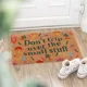 Natural Don't Trip Mushroom Doormat