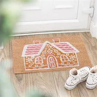 Natural Pink Gingerbread House Do..