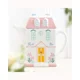 Pastel House Shaped Teapot