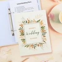 Personalised Autumnal Wedding Pla..