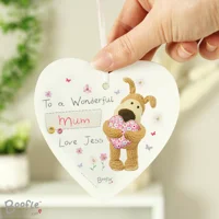 Personalised Boofle Flowers Woode..