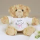 Personalised Bow Flower Girl Bear