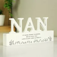 Personalised Floral Wooden Nan Or..