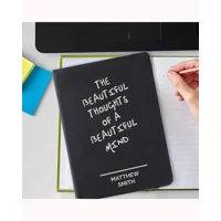 Personalised Free Text Black Hard..