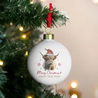 Personalised Highland Cow Christm..