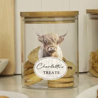 Personalised Highland Cow Glass S..