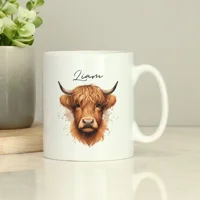 Personalised Highland Cow Mug - M..