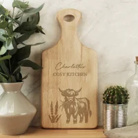 Personalised Highland Cow Paddle ..