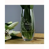 Personalised In Loving Memory Vase