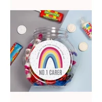 Personalised Rainbow Sweet Jar