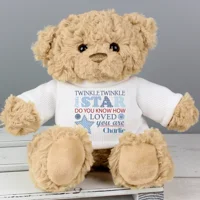 Personalised Twinkle Boys Teddy B..