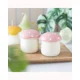 Pink Mushroom Salt and Pepper Shakers