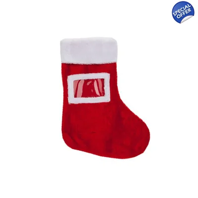 Plush Photo Stocking