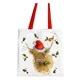 Reusable Shopping Bag - Christmas Highland Coo