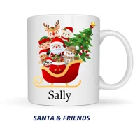 santa & friends Personalised Chri..