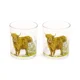 Set of 2 Glass Tumblers - Highland Cow