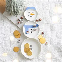 Set of 3 Winter Snowmen Stacking ..